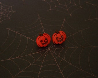 Smiling Pumpkin Earrings