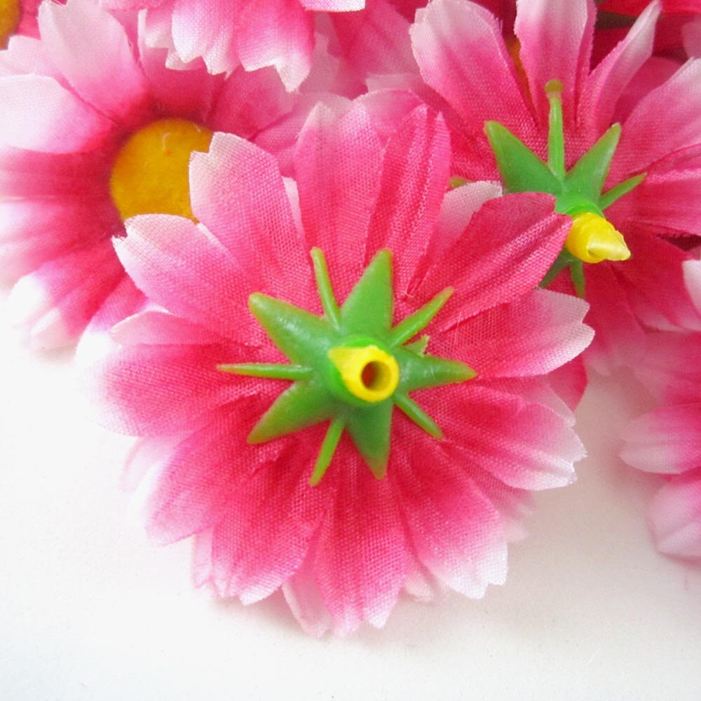 Red White Edge Gerbera Daisy Heads Artificial Red White Edge Gerbera Daisy Heads Artificial