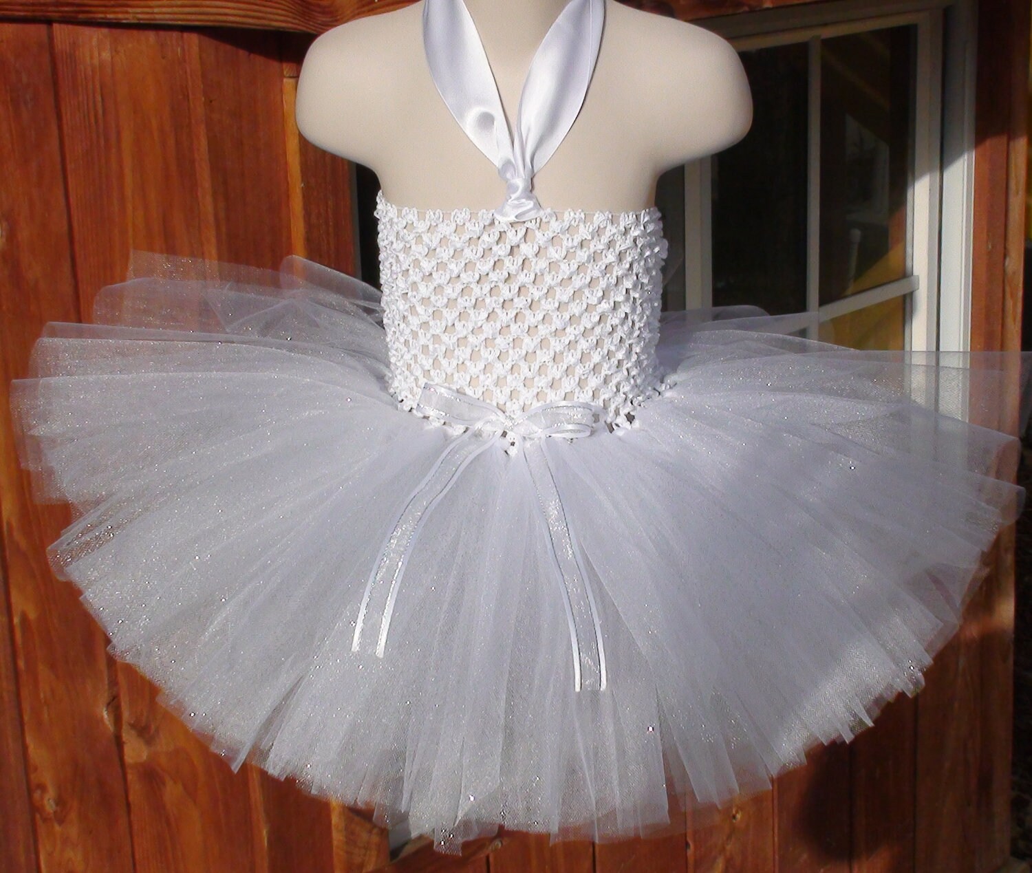 white tutu dress