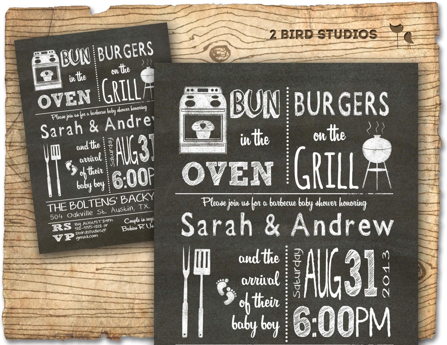 BBQ Baby shower invitation Baby Q bbq baby shower invite