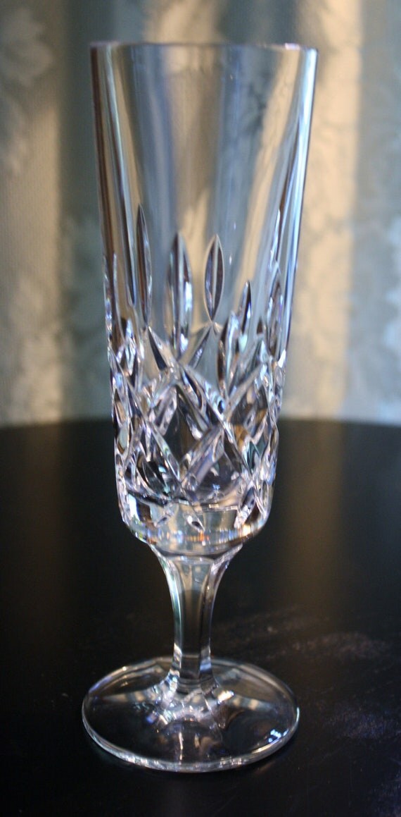 Gorham Crystal Champagne Stemware Flutes King Edward Patten