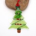 Fused Glass Christmas Tree Ornament - Suncatcher