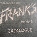 Franks Department Store Fashion Mail Order Catalog 1905 to 1906