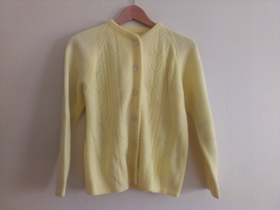 pale yellow cardigan sweater women clothing women