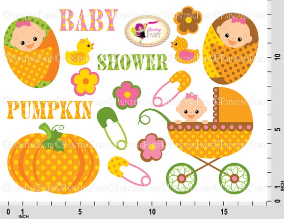 pumpkin baby shower clip art - photo #8