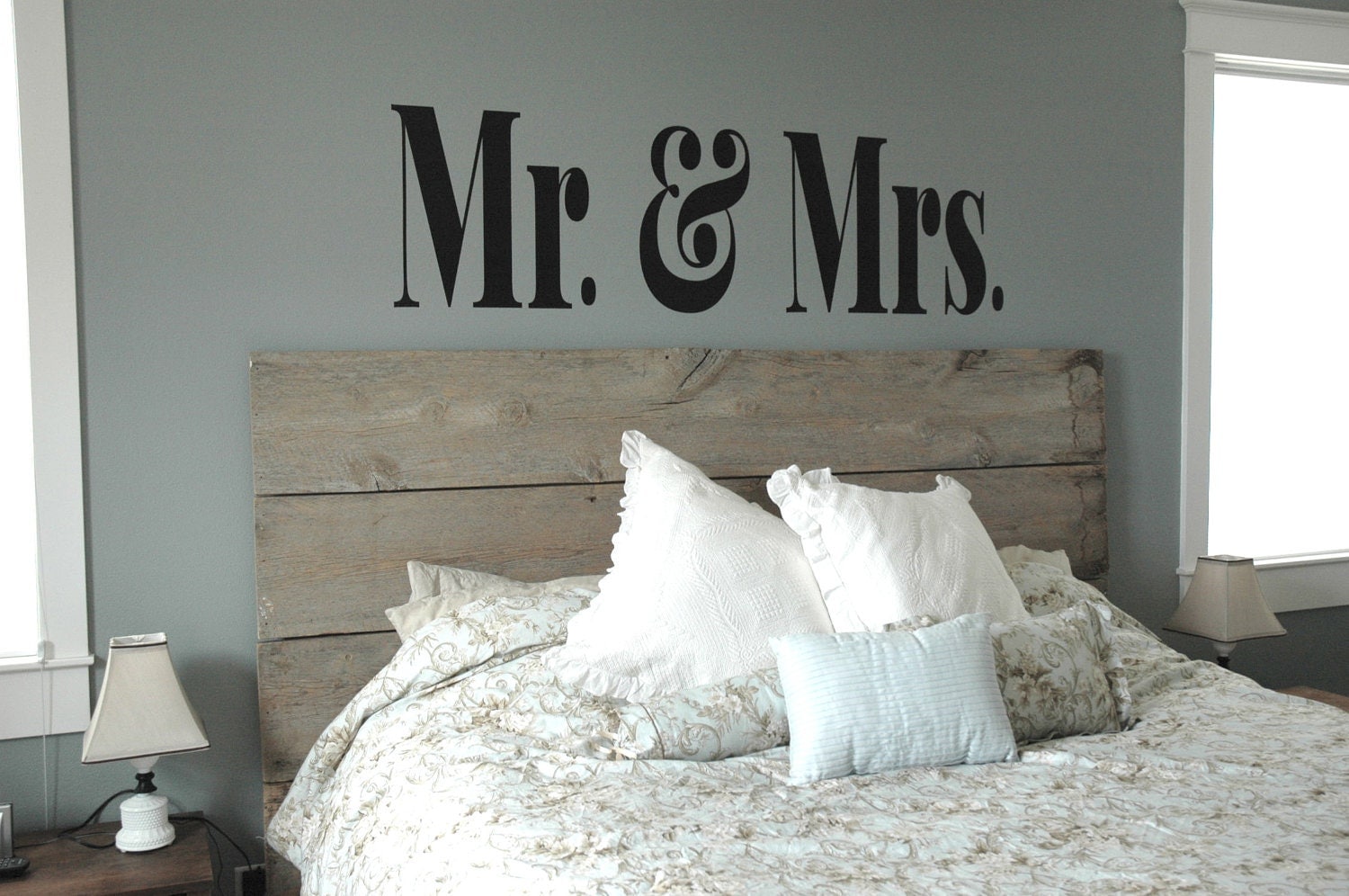 Mr And Mrs Bedroom Decor