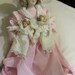 Vintage Francesca 1988 The Doll House Doll with Twins In Her Arms Porcelain Tree together