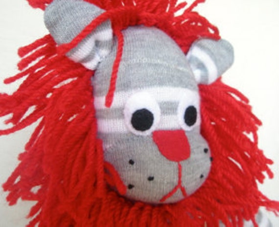 lion sock monkey