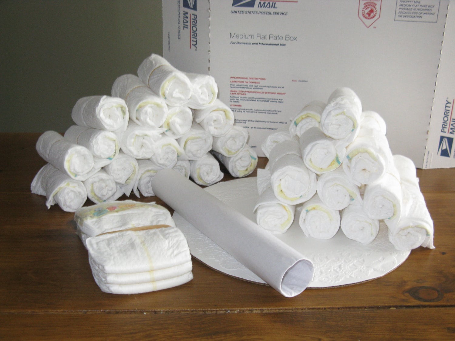 Diaper Cake Kit by JackNDolly on Etsy