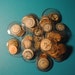 36 SMALLER pieces Antique watch crystals glass for supplies, jewelry making, art, altered art steampunk pocketwatches COLLECTION NUMBER 5