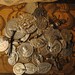 36 pieces collection of antique vintage religious SCRAP medals for art, altered art, crafts, supplies jewelry , mother mary love no 35