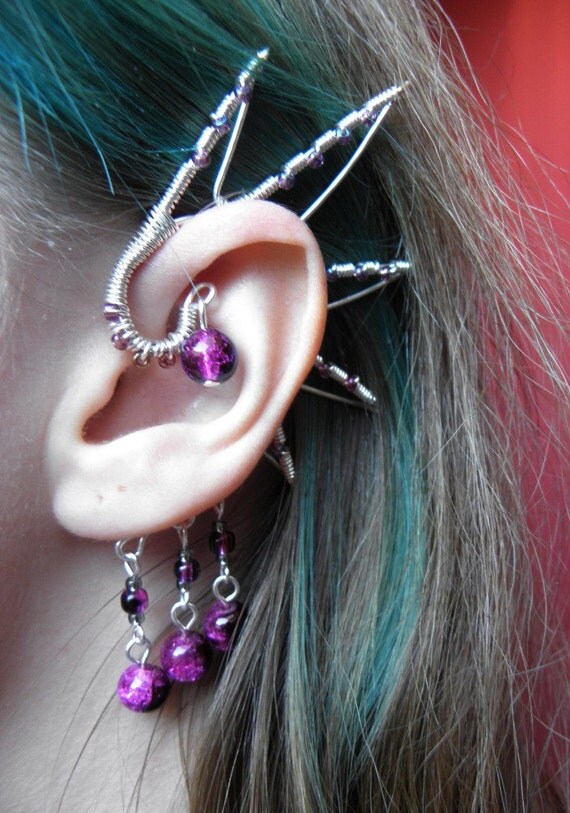 Dragon Wing Ear Cuff by ShiroNekoJewelry on Etsy