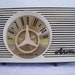 MCM 1950's Arvin Table Top AM Radio Cool Dial Design Works Great