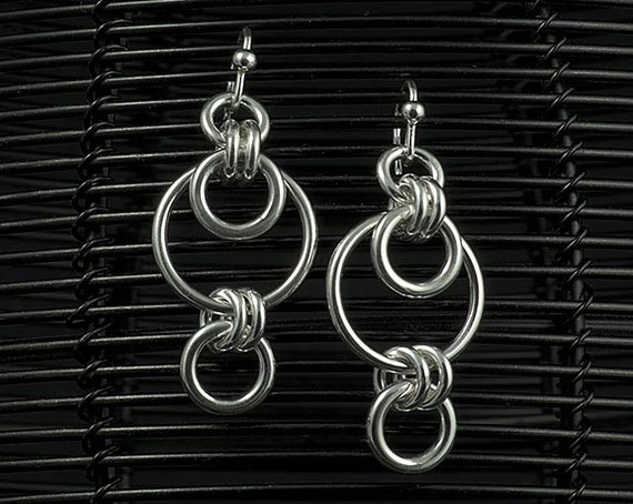 Sterling silver ring earrings dangle - beautiful sterling silver earrings tarnish