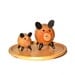 Mid Century Salt and Pepper Shakers