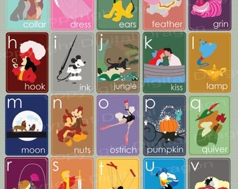 Disney Alphabet Nursery Poster Printable