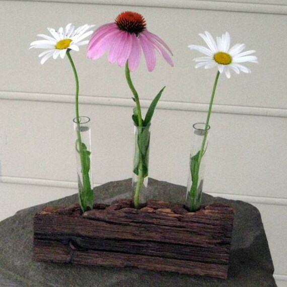 Wooden Bud Vase Test Tubes by BluMountainWoodworks on Etsy