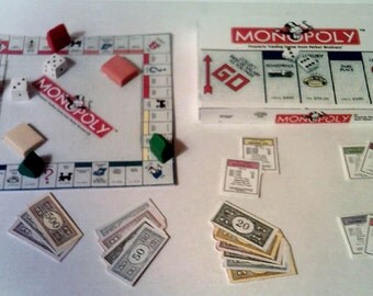 American Girl Sized Monopoly Board Game Set