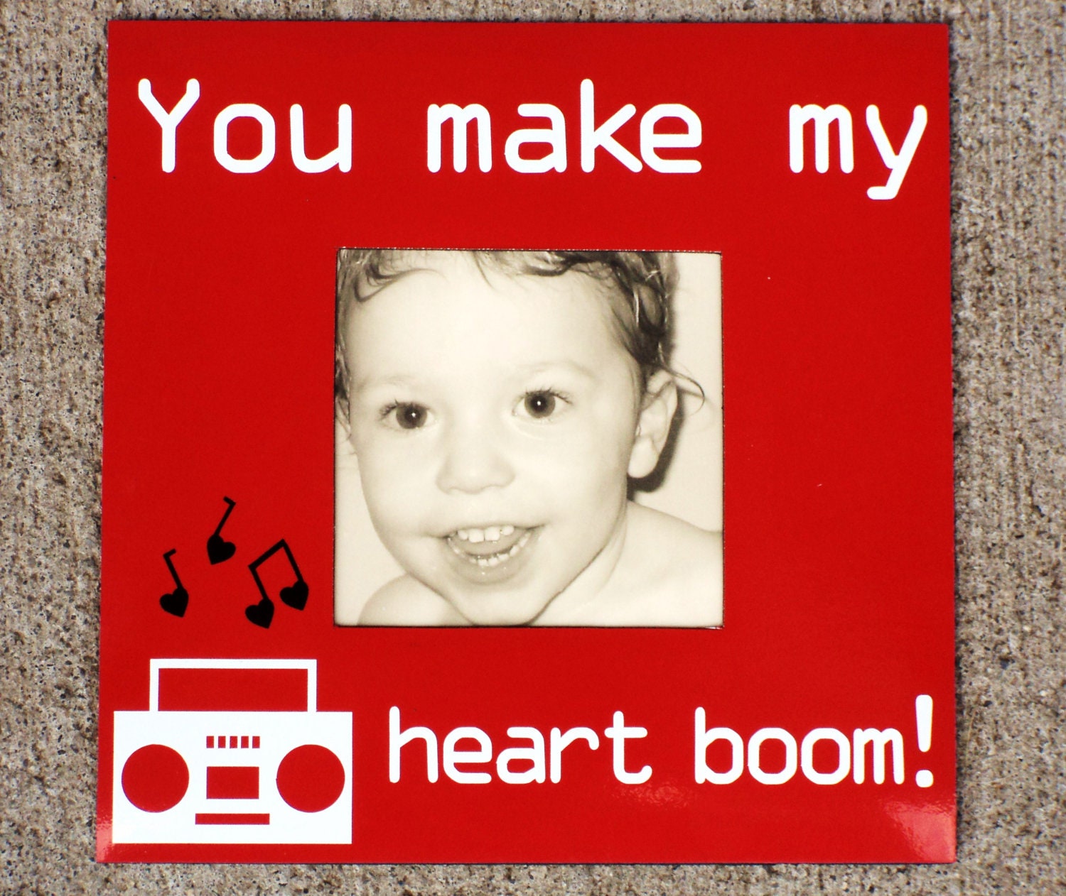 boom box photo frame