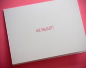 We object - Wedding Card We object - Wedding Card