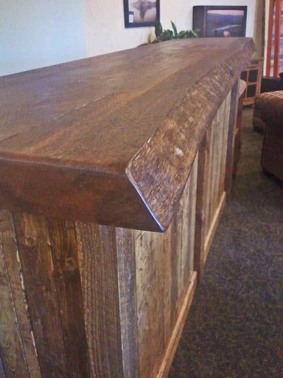 Items similar to Reclaimed Wood Bar. Made to Order. Eco-Friendly. on Etsy