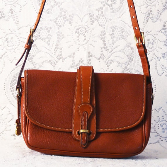 vintage dooney & bourke brown leather purse // by MoonRevival