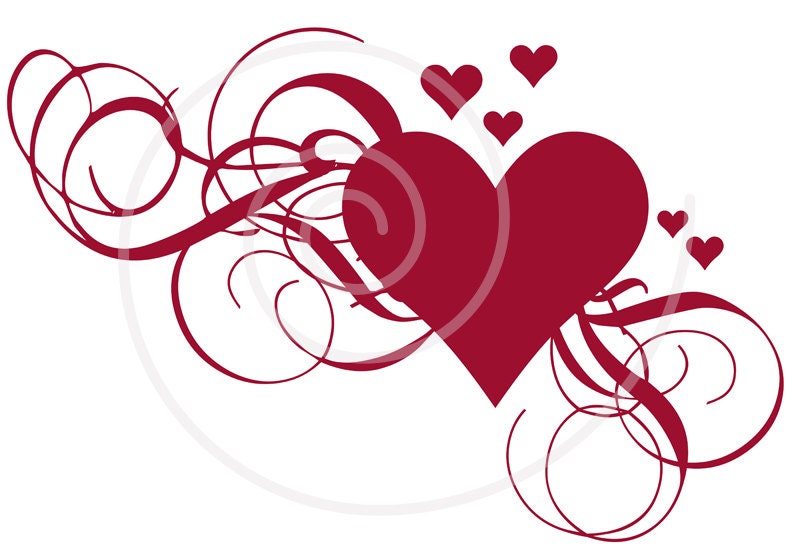 free clipart heart wedding - photo #7