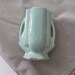 McCoy pottery 1940's green vase 5 3/4 in tall