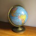Vintage 1960's Cram's Imperial 12 inch World Globe, Mid Century Globe