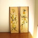 Vintage 1960's Gravel Art Parrot Cockatoo Wall Hangings, Bird Stone Pictures, Mid Century Retro Art