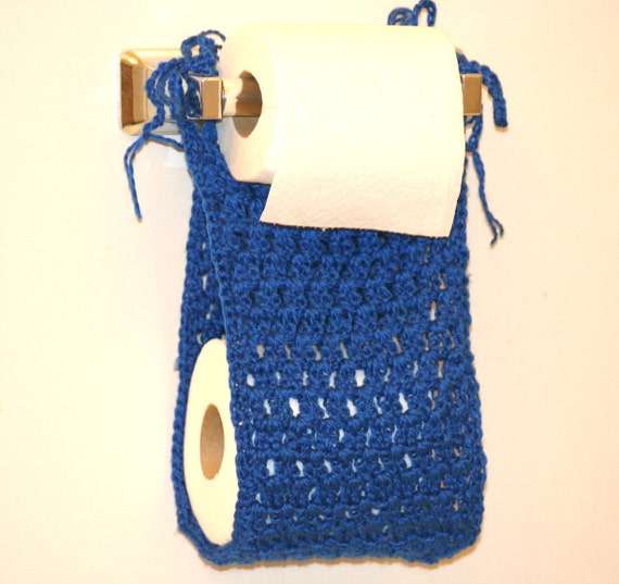 Crochet Toilet Paper Holder by AlyzelTreasureBox on Etsy