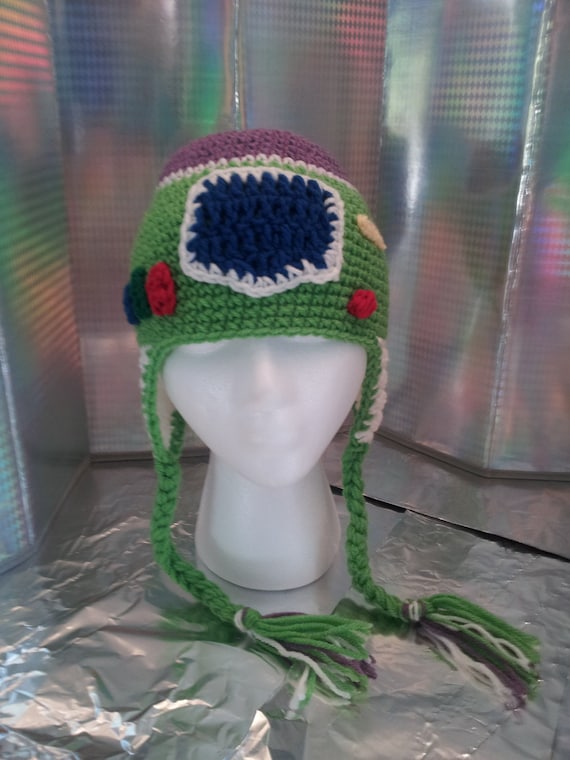 Items similar to Crochet Buzz Lightyear Inspired Ear Flap ...
