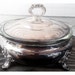 Poole Silver Serving Dish -Old English Casserole Dish- Pyrex Glass Insert with Lid