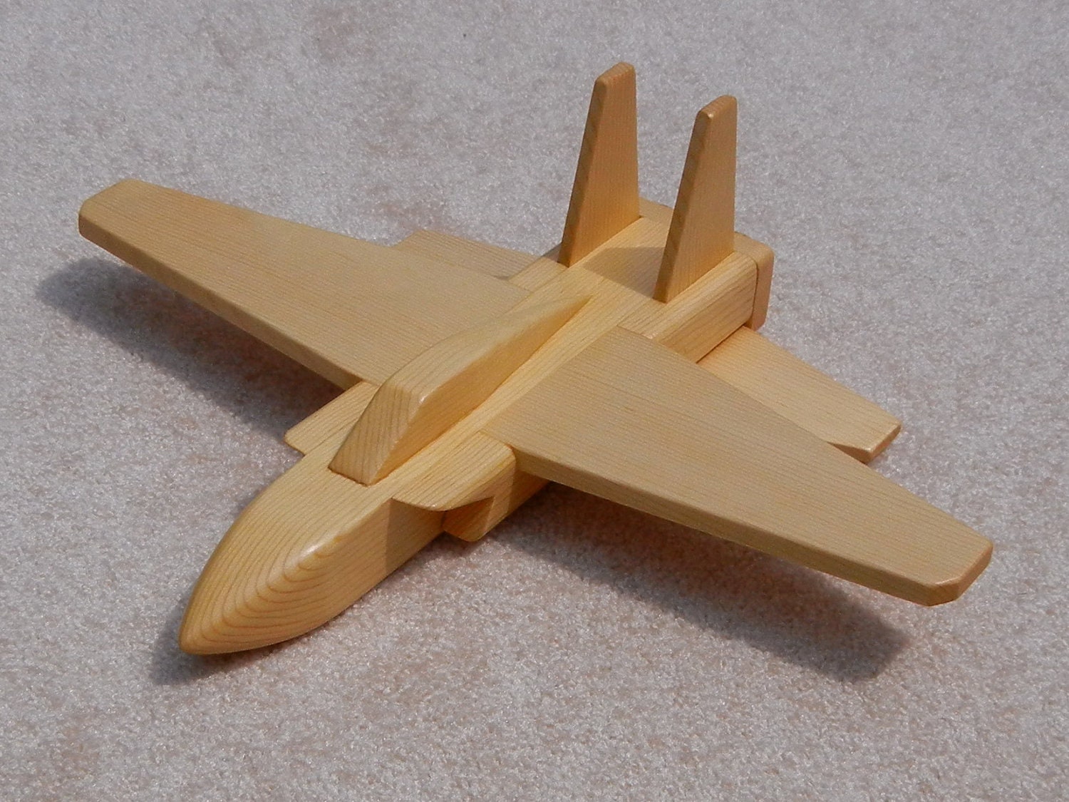 Wooden Jet Airplane Toy pine