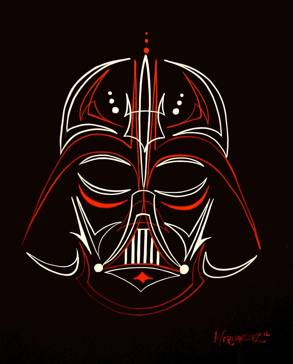 Pinstripe Darth Vader