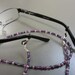 Beaded Spectacle Chain - Heather Purples
