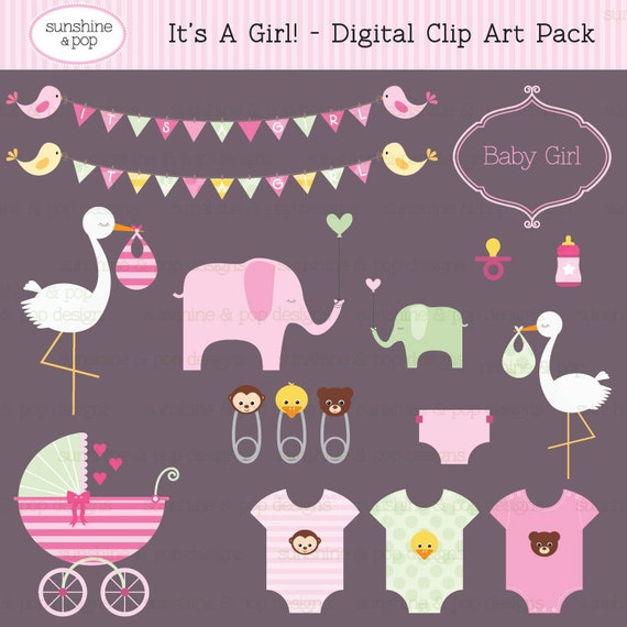 baby shower clipart etsy - photo #24