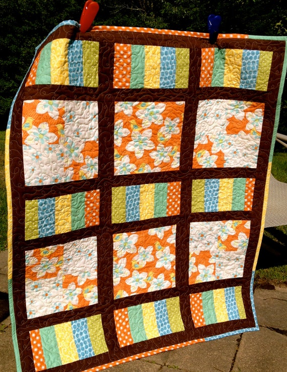 Beautiful Gender Neutral Baby Quilt