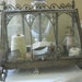 Cathedral windowed terrarium farmhouse display