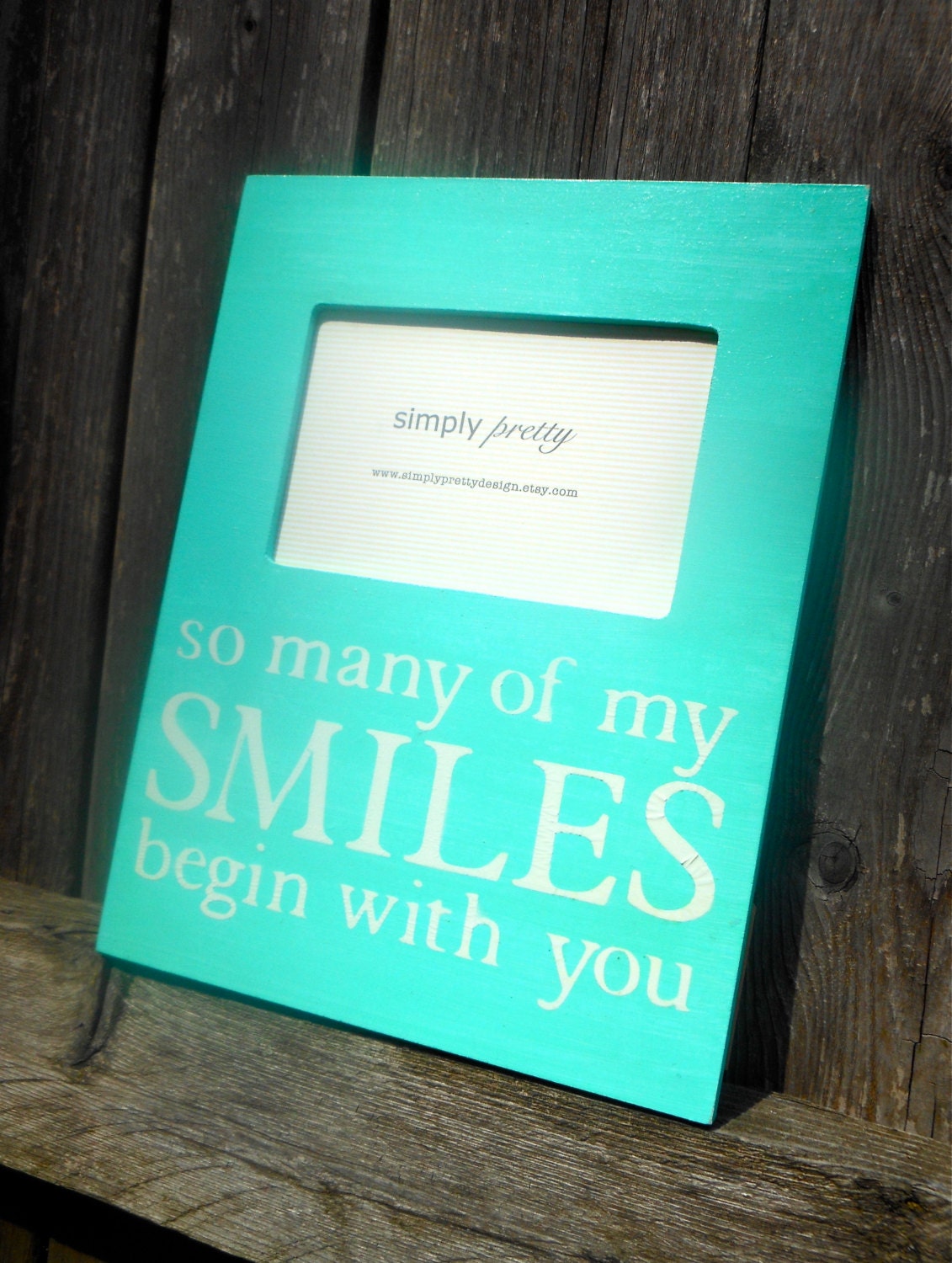 Custom Quote Picture Frame Personalized Picture by FourLeafFrames