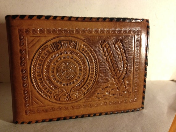 Vintage Made in Mexico Leather Men&#39;s Wallet