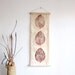 Wall Hanging - Hand stamped fabric