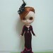 DESYSHOP Blythe Crimson evening dress GALA dinner style