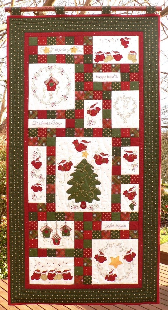 Christmas Song Block of the Month Pattern Pack by Teddlywinks