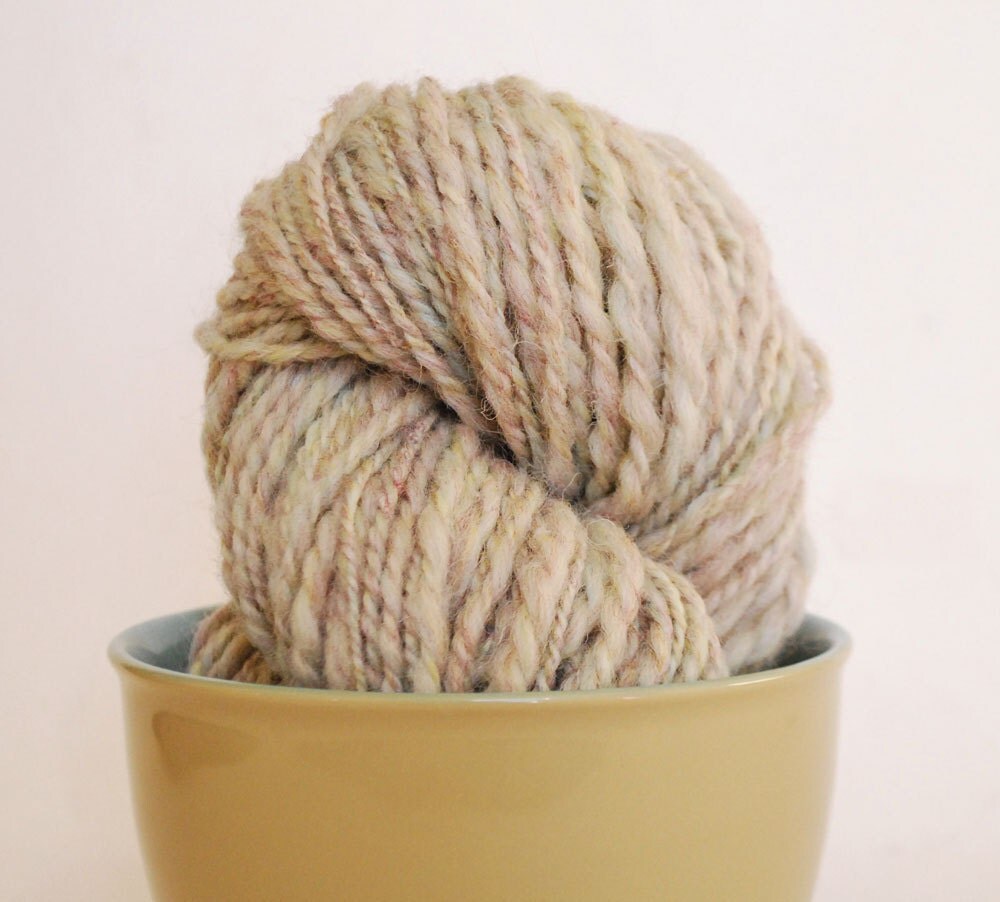 Handspun New Zealand Wool Yarn 2 ply 85 yds HS019B