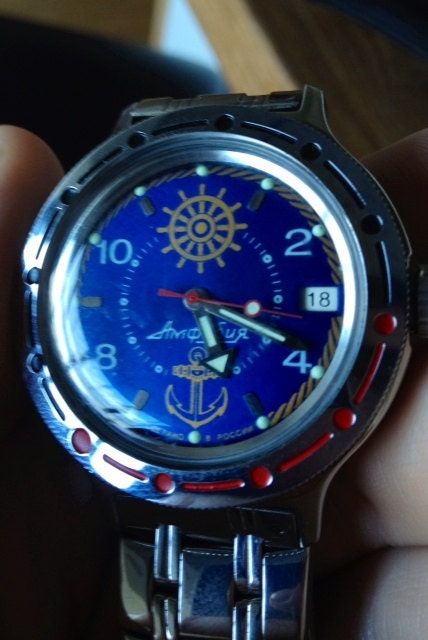 payment list bill Vostok Life Amphibia Watch Steve Zissou Aquatic