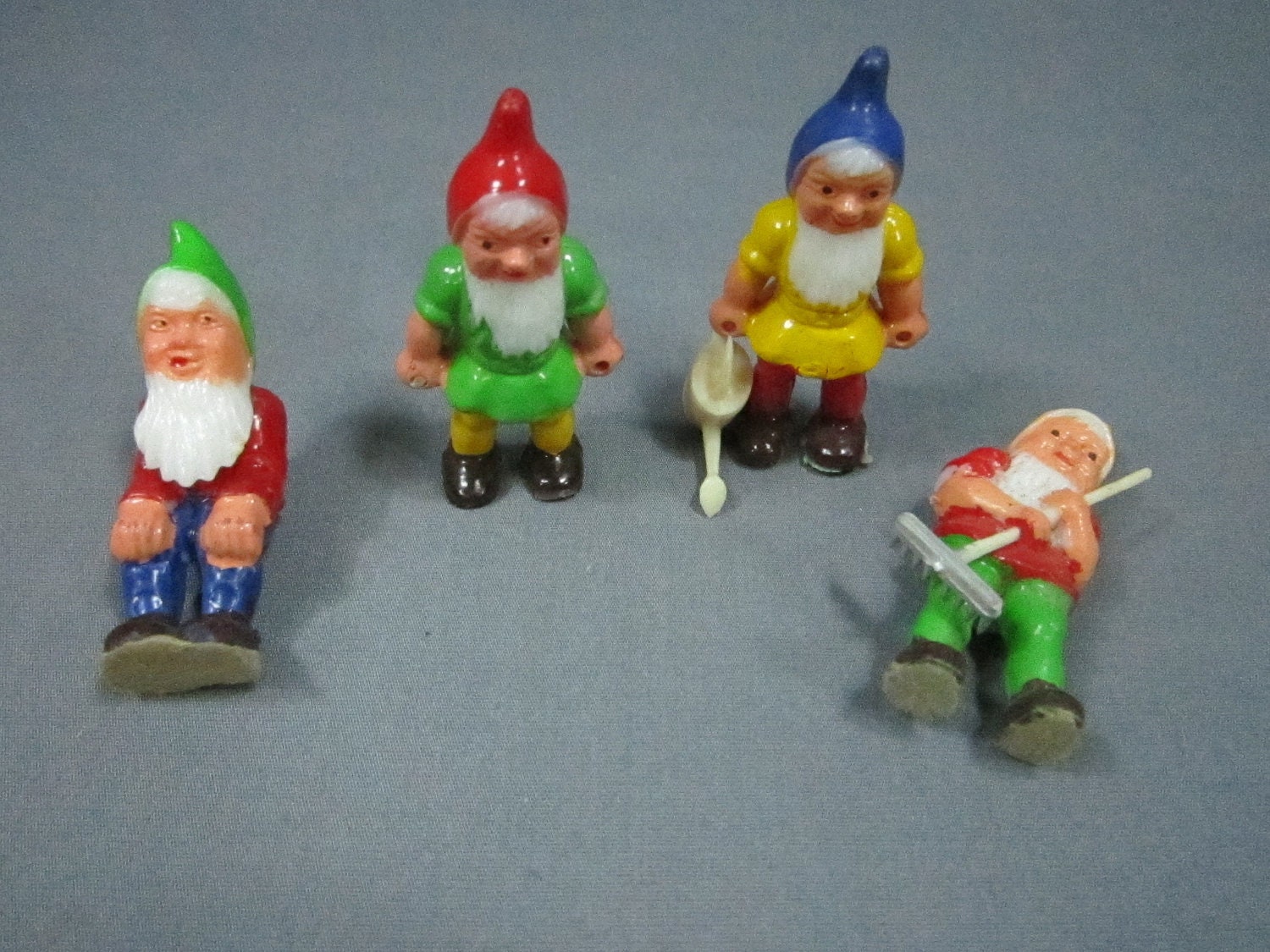 plastic gnome figurines