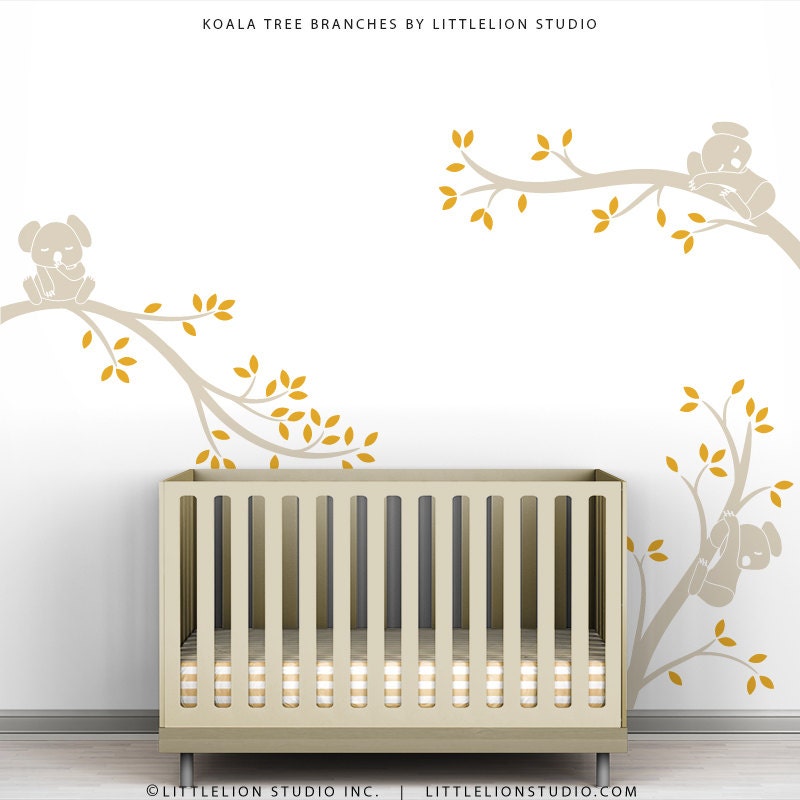 Tree Wall Decal Baby Room Nursery Decor Tree Wall by TheKoalaStore