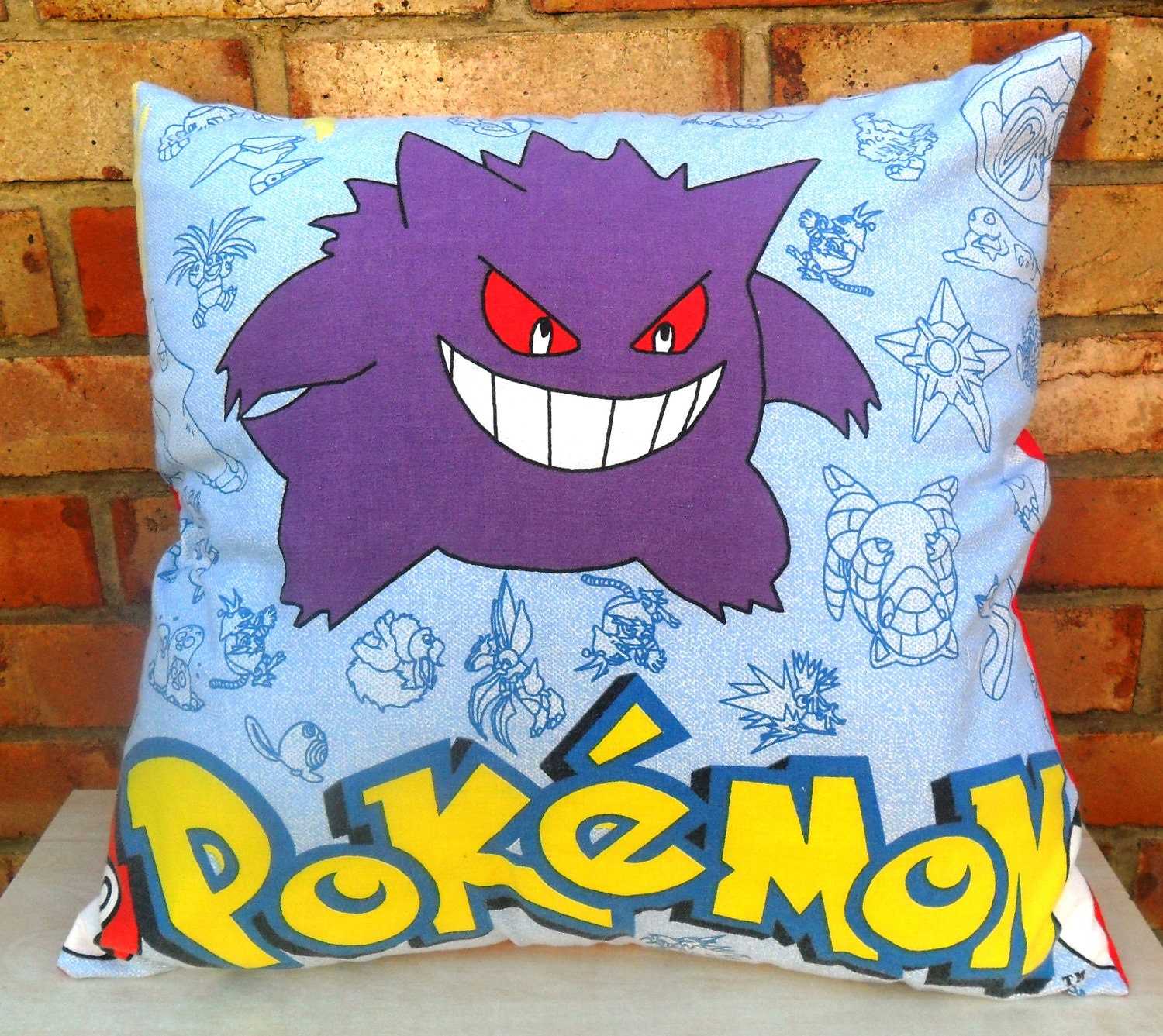 gengar head cushion