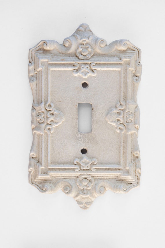 cast iron light switch plate shabby chic baroque cast iron light switch plate shabby chic baroque